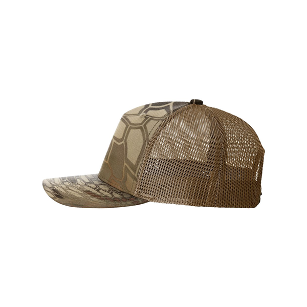 Richardson® Five-Panel Printed Structured Trucker Cap