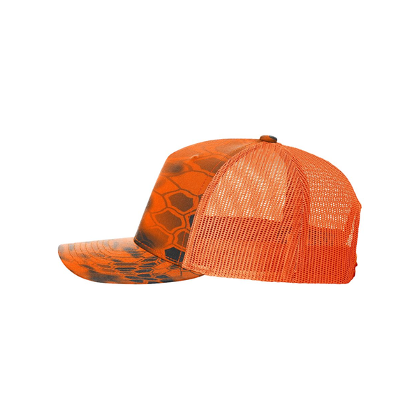 Richardson® Five-Panel Printed Structured Trucker Cap