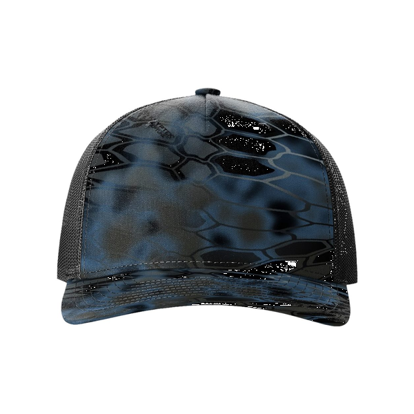 Richardson® Five-Panel Printed Structured Trucker Cap