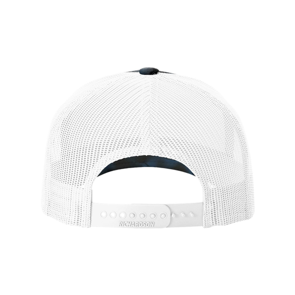 Richardson® Five-Panel Printed Structured Trucker Cap