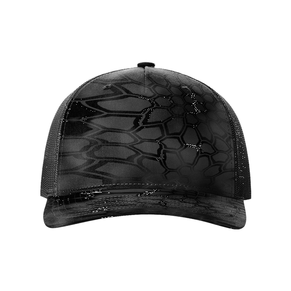 Richardson® Five-Panel Printed Structured Trucker Cap