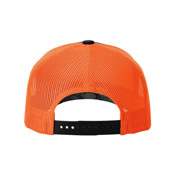 Richardson® Five-Panel Printed Structured Trucker Cap