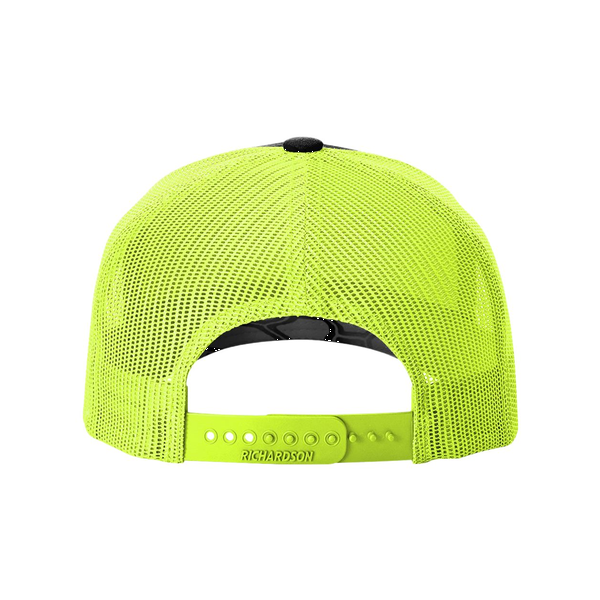 Richardson® Five-Panel Printed Structured Trucker Cap