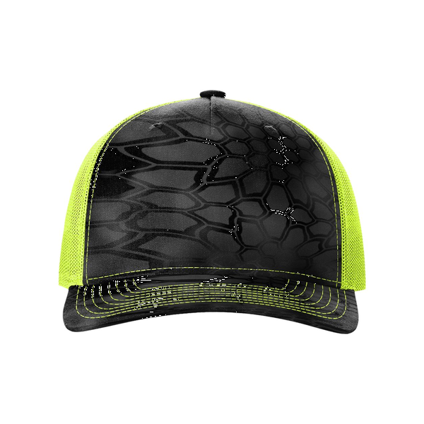 Richardson® Five-Panel Printed Structured Trucker Cap