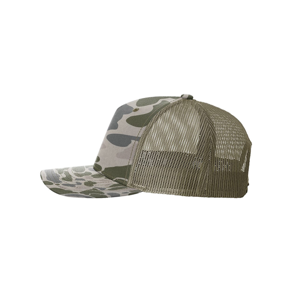 Richardson® Five-Panel Printed Structured Trucker Cap