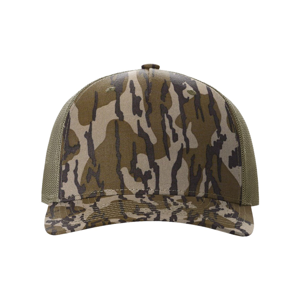 Richardson® Five-Panel Printed Structured Trucker Cap