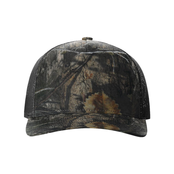 Richardson® Five-Panel Printed Structured Trucker Cap