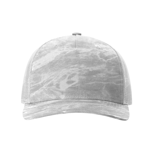 Richardson® Five-Panel Printed Structured Trucker Cap