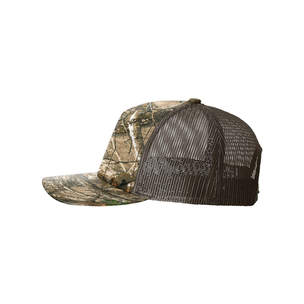 Richardson® Five-Panel Printed Structured Trucker Cap