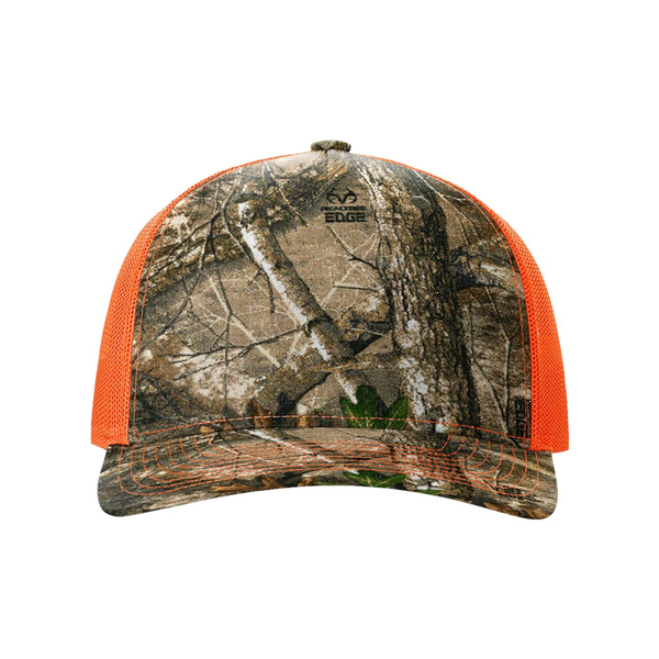 Richardson® Five-Panel Printed Structured Trucker Cap