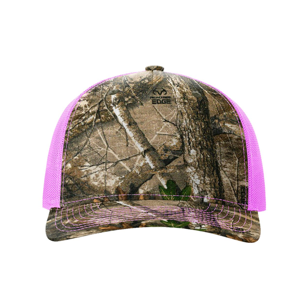 Richardson® Five-Panel Printed Structured Trucker Cap
