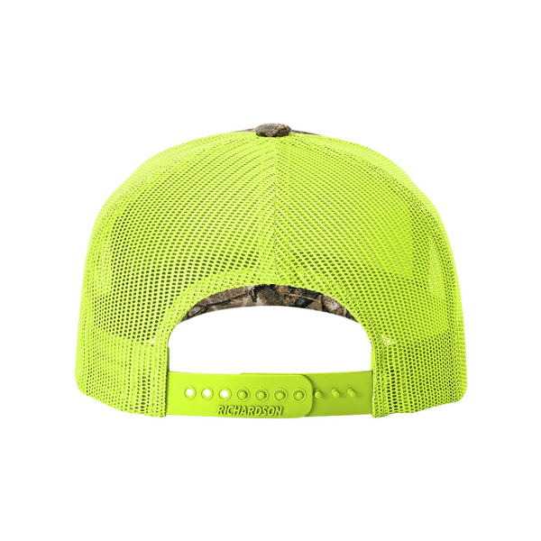 Richardson® Five-Panel Printed Structured Trucker Cap