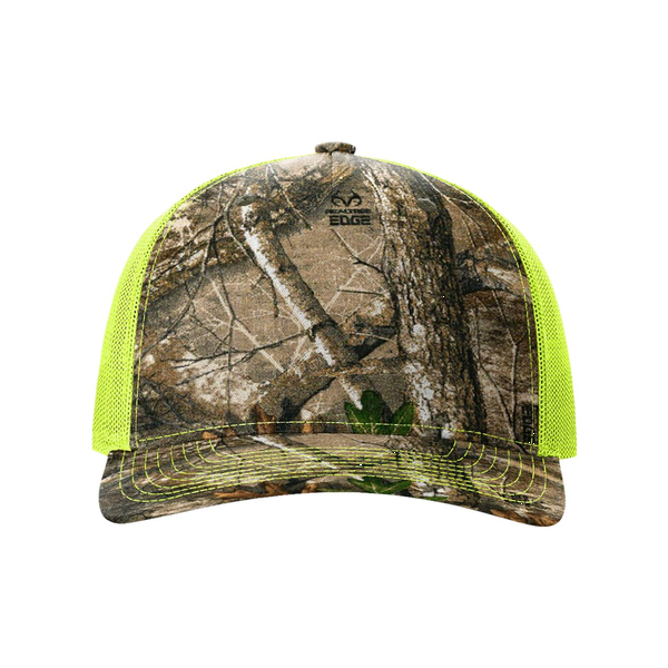 Richardson® Five-Panel Printed Structured Trucker Cap