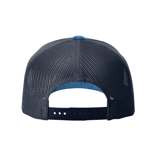 Richardson® Five-Panel Printed Structured Trucker Cap