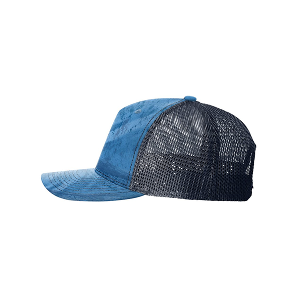 Richardson® Five-Panel Printed Structured Trucker Cap