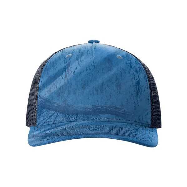 Richardson® Five-Panel Printed Structured Trucker Cap