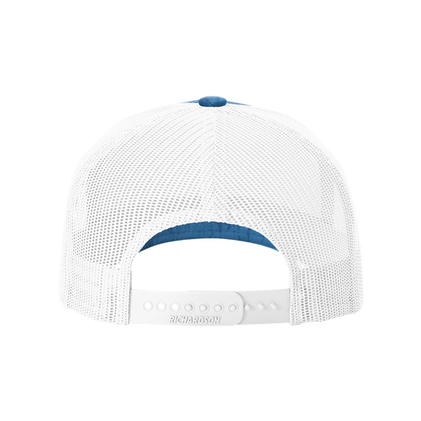 Richardson® Five-Panel Printed Structured Trucker Cap