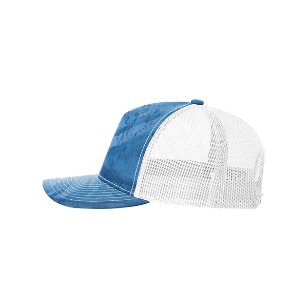 Richardson® Five-Panel Printed Structured Trucker Cap