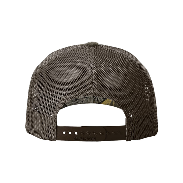 Richardson® Five-Panel Printed Structured Trucker Cap