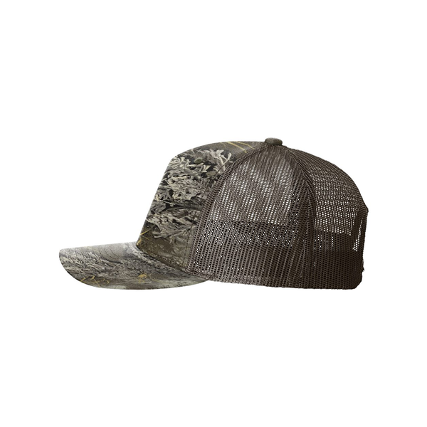Richardson® Five-Panel Printed Structured Trucker Cap