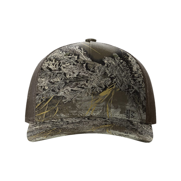 Richardson® Five-Panel Printed Structured Trucker Cap