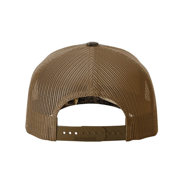 Richardson® Five-Panel Printed Structured Trucker Cap