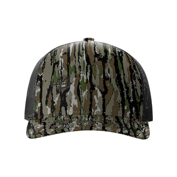 Richardson® Five-Panel Printed Structured Trucker Cap