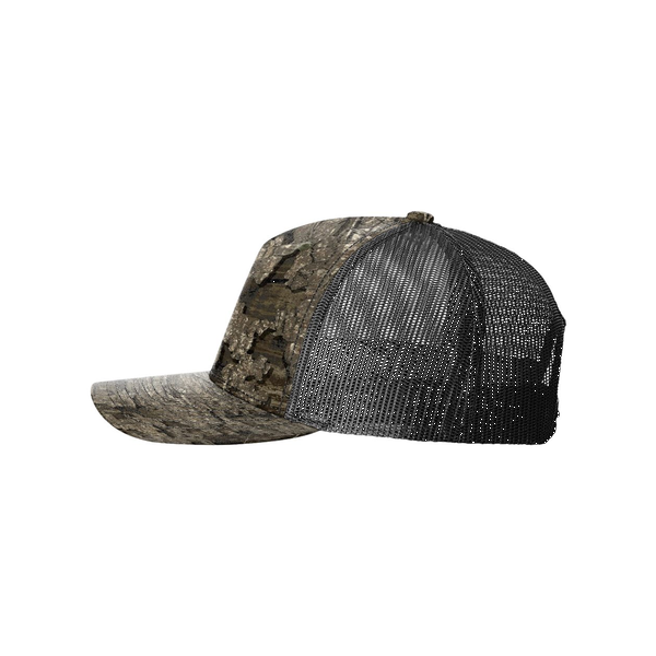 Richardson® Five-Panel Printed Structured Trucker Cap