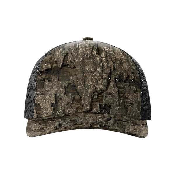 Richardson® Five-Panel Printed Structured Trucker Cap