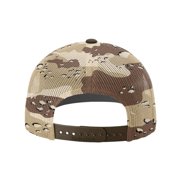 Richardson® Printed Mesh Structured Trucker Cap