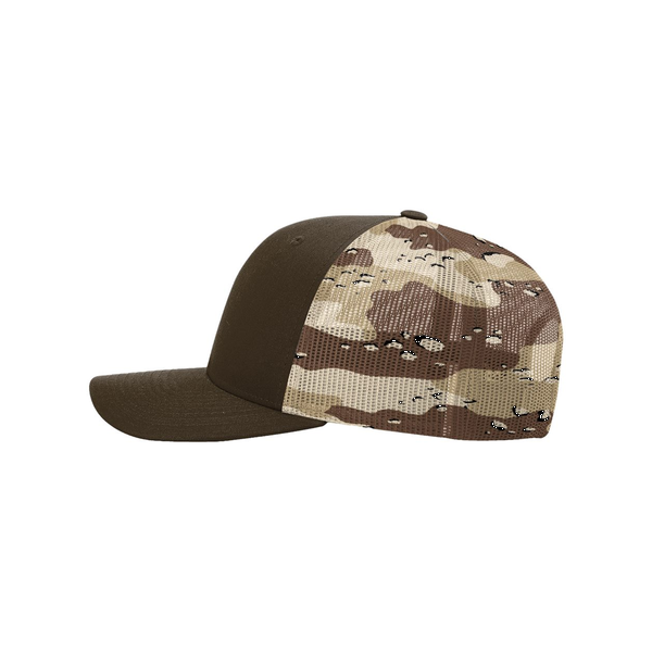 Richardson® Printed Mesh Structured Trucker Cap