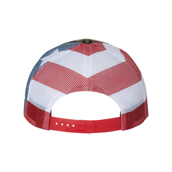 Richardson® Printed Mesh Structured Trucker Cap