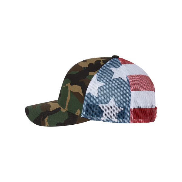 Richardson® Printed Mesh Structured Trucker Cap