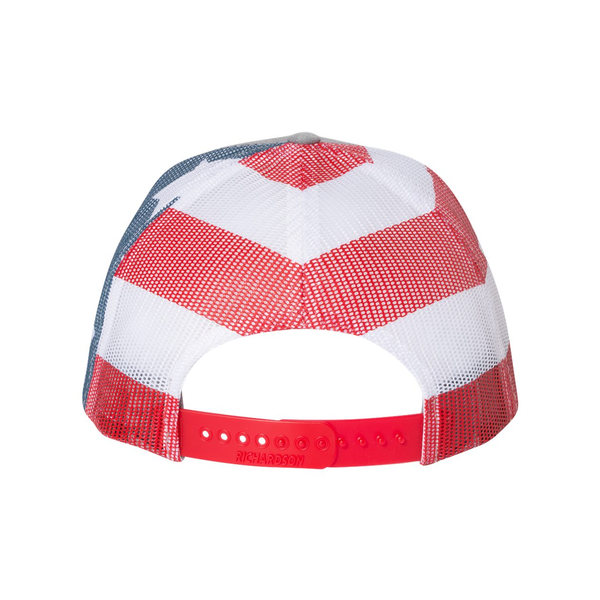 Richardson® Printed Mesh Structured Trucker Cap