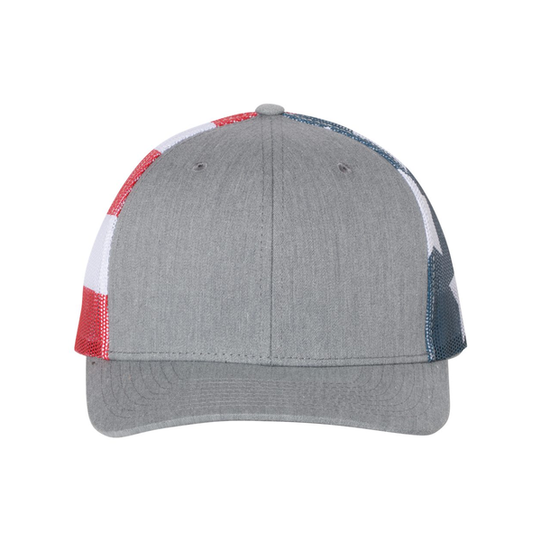 Richardson® Printed Mesh Structured Trucker Cap