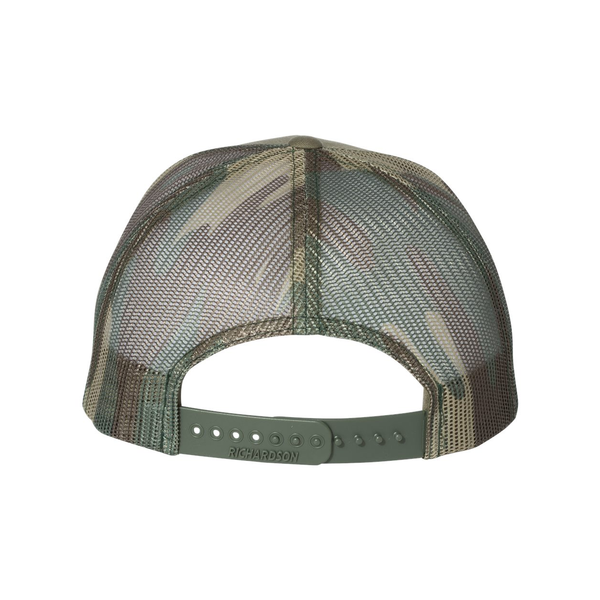 Richardson® Printed Mesh Structured Trucker Cap