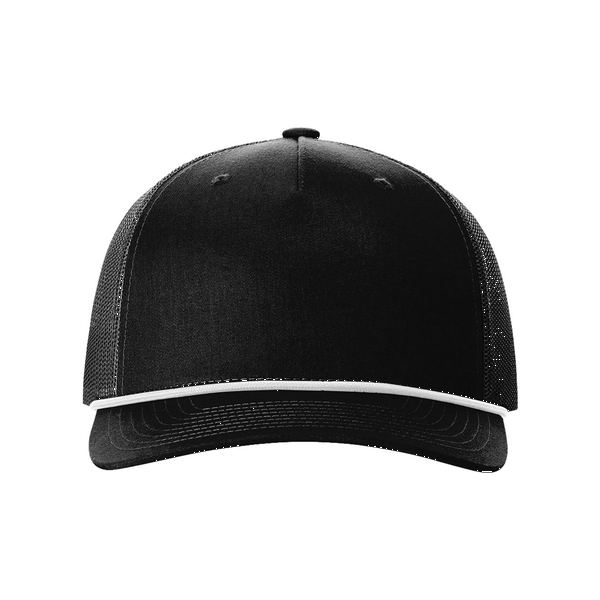 Richardson® Five-Panel Structured Trucker w/ Rope Cap