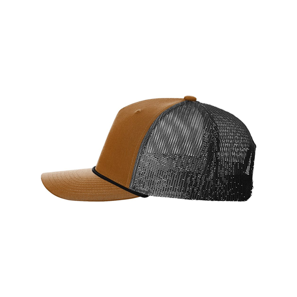 Richardson® Five-Panel Structured Trucker w/ Rope Cap