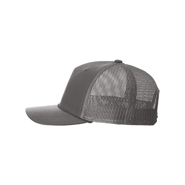 Richardson® Five-Panel Structured Trucker w/ Rope Cap