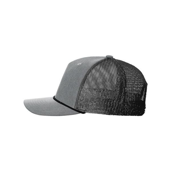 Richardson® Five-Panel Structured Trucker w/ Rope Cap