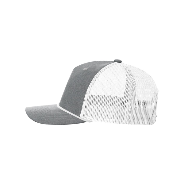 Richardson® Five-Panel Structured Trucker w/ Rope Cap
