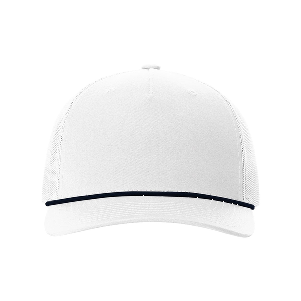Richardson® Five-Panel Structured Trucker w/ Rope Cap