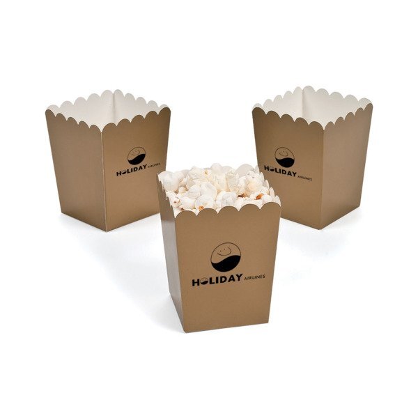Mini Paper Popcorn Bucket, 2"