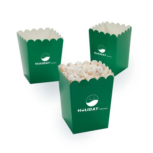 Mini Paper Popcorn Bucket, 2"
