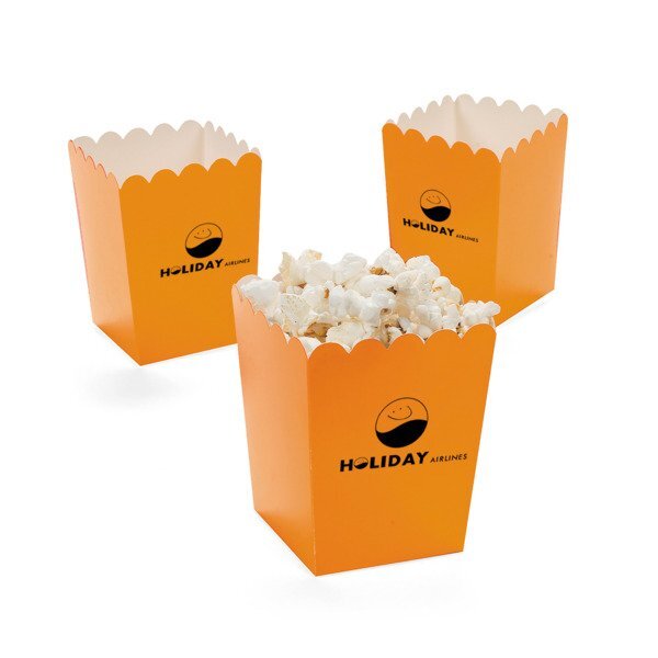 Mini Paper Popcorn Bucket, 2"