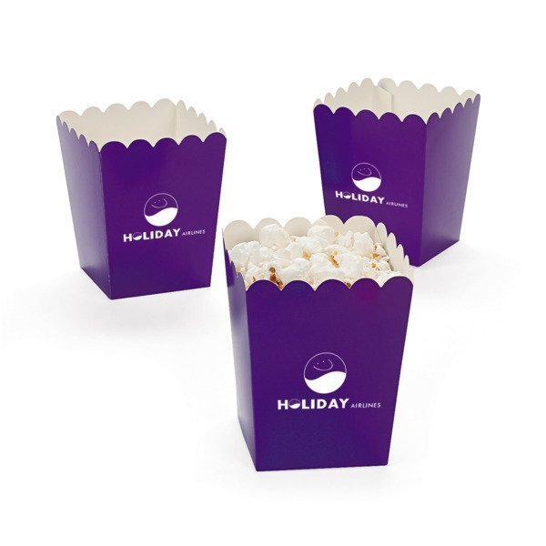 Mini Paper Popcorn Bucket, 2"