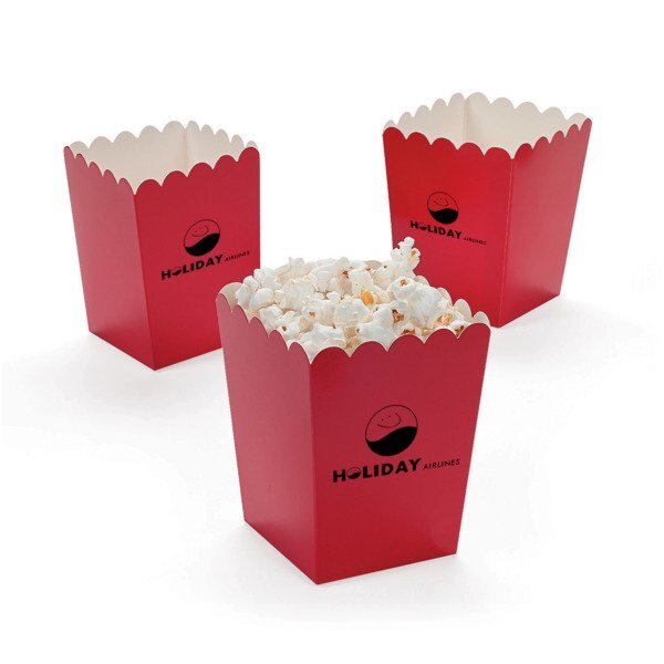 Mini Paper Popcorn Bucket, 2"