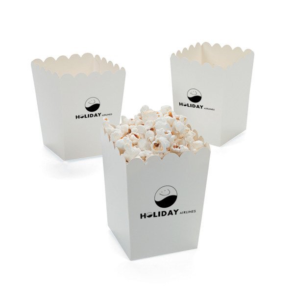 Mini Paper Popcorn Bucket, 2"