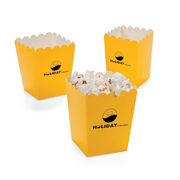 Mini Paper Popcorn Bucket, 2"