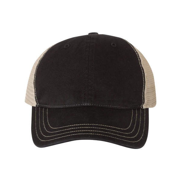 Richardson® Garment-Washed Six-Panel Trucker Cap